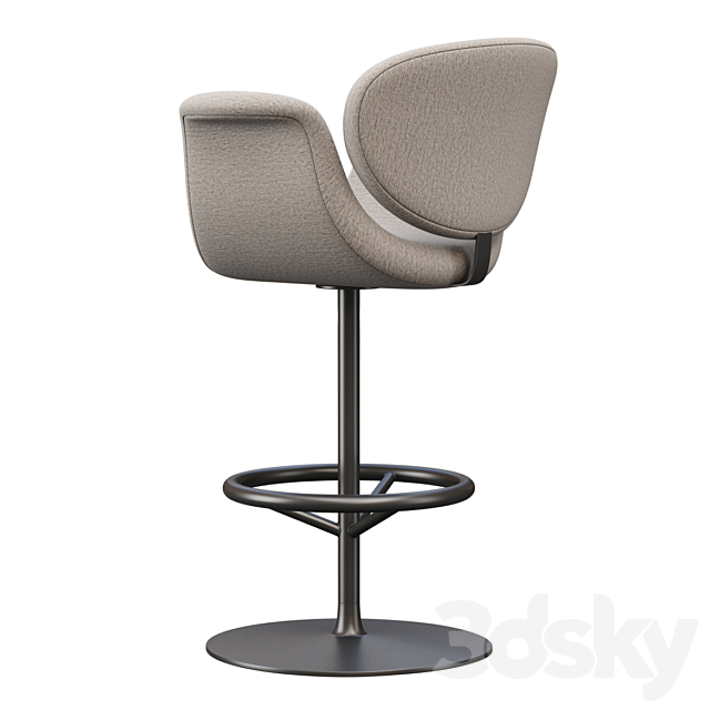 Artifort Bar Stool Chair 3d Models, Little Tulip Bar Stool