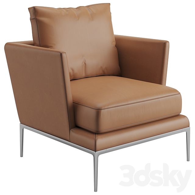 B Italia Atoll Armchair Arm Chair, Modern Leather Armchair Australia