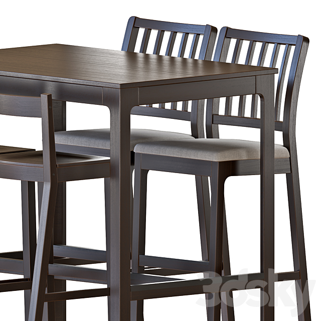 Ikea Ekedalen Bar Table And Stools, High Bar Table Ikea