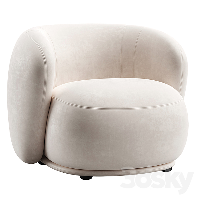 Rene Armchair / Meridiani - Arm chair - 3D Models