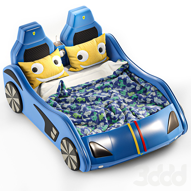 
                                                                                                            child bed car ferrari (storage) Low poly
                                                    