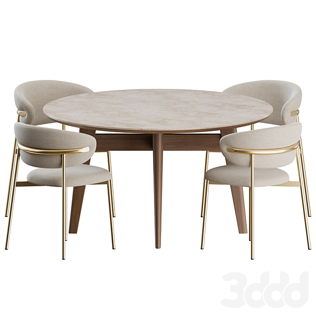 
                                                                                                            Oleandro Dinning Set 03 by Calligaris
                                                    